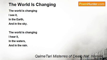 QalmeTari Misterres of Death Nat. Norville - The World Is Changing
