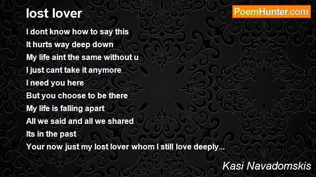Kasi Navadomskis - lost lover