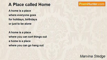 Marvina Stedge - A Place called Home