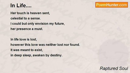 Raptured Soul - In Life....