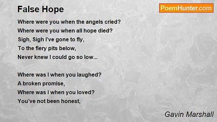 Gavin Marshall - False Hope