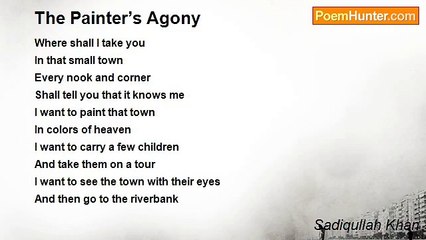 Sadiqullah Khan - The Painter’s Agony