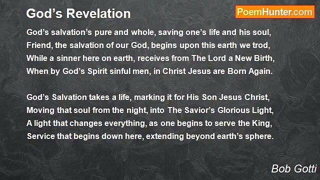 Bob Gotti - God’s Revelation