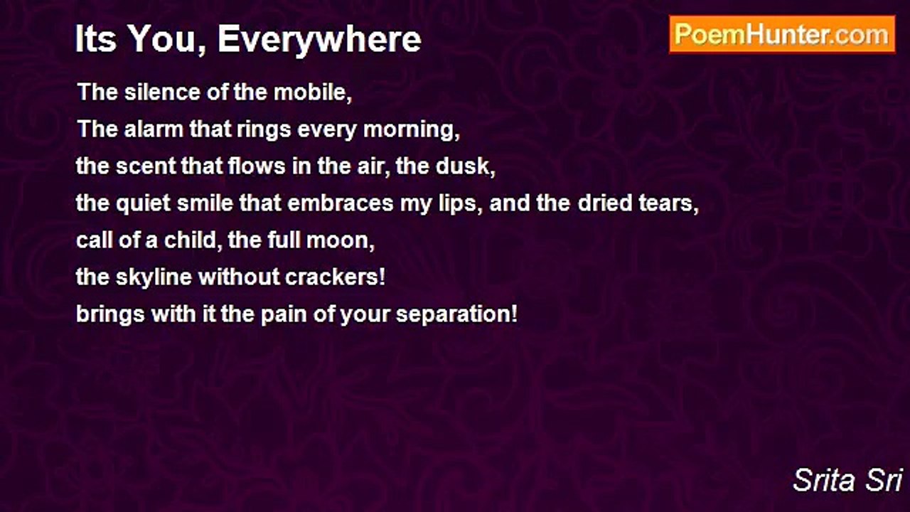 Srita Sri - Its You, Everywhere