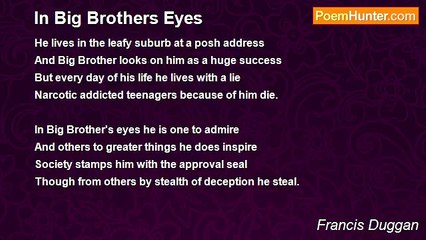 Francis Duggan - In Big Brothers Eyes