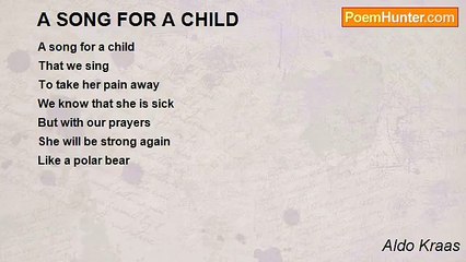 Aldo Kraas - A SONG FOR A CHILD