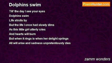 zamm wonders - Dolphins swim