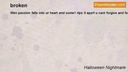 Halloween Nightmare - broken
