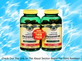 Spring Valley Natural Flaxseed Oil, 200 Softgels, Twin Pack, 400 Total (2400 mg)