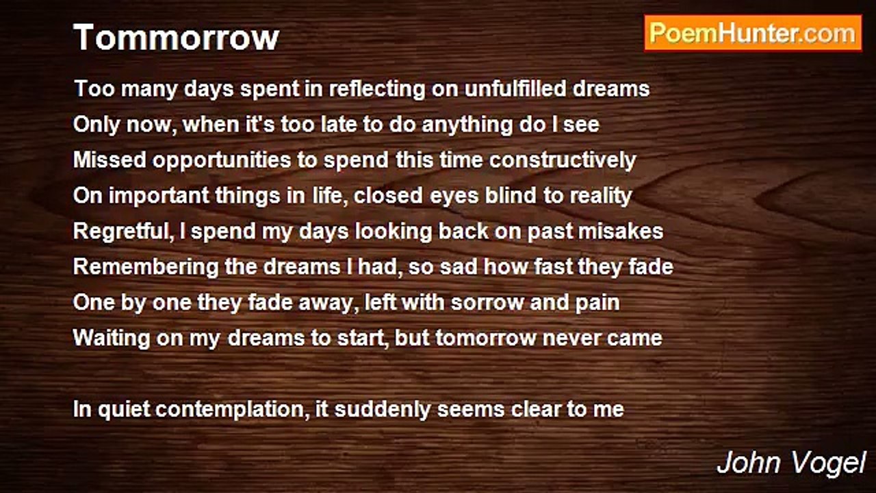 John Vogel - Tommorrow