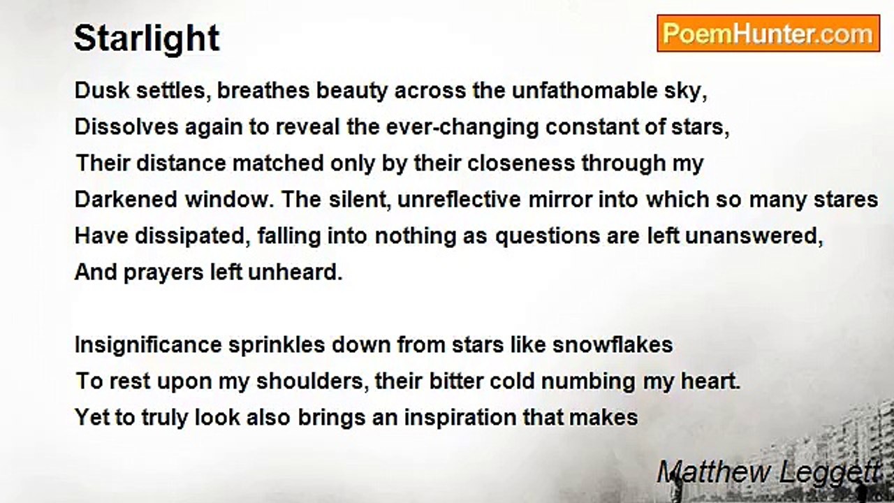 Matthew Leggett - Starlight