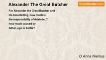 O Anna Niemus - Alexander The Great Butcher