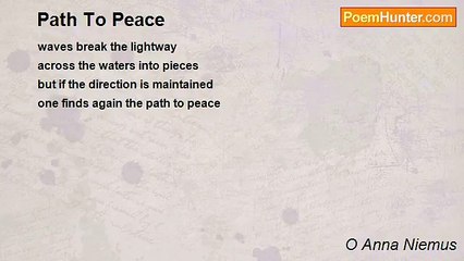O Anna Niemus - Path To Peace