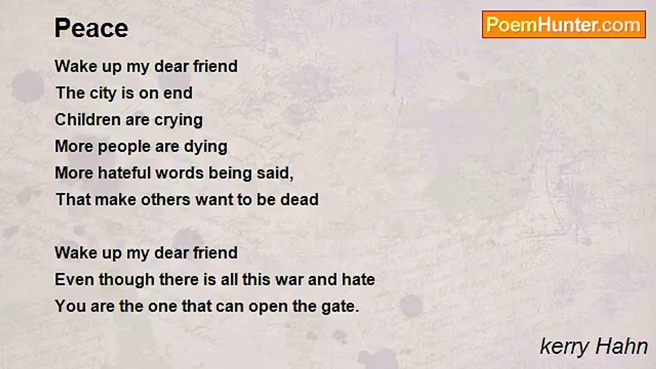 kerry Hahn - Peace