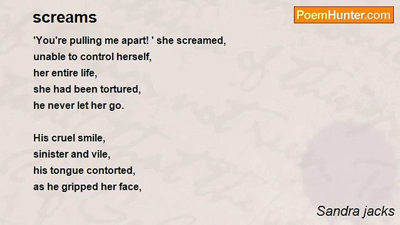 Sandra jacks - screams