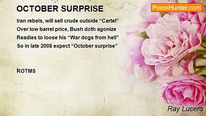 Ray Lucero - OCTOBER SURPRISE