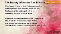 Francis Duggan - The Beauty Of Nature The Poets Inspire