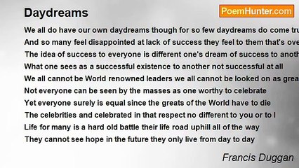Francis Duggan - Daydreams