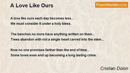 Cristian Dolon - A Love Like Ours