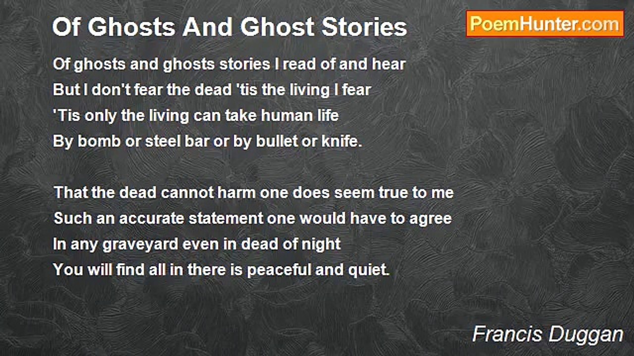 Francis Duggan - Of Ghosts And Ghost Stories
