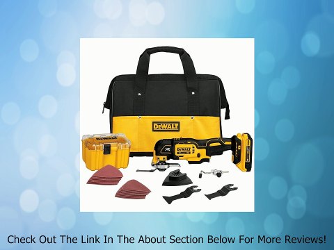 DEWALT DCS355D1 20V XR Lithium-Ion Oscillating Multi-Tool Kit