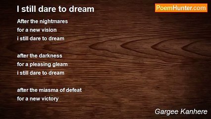 Gargee Kanhere - I still dare to dream