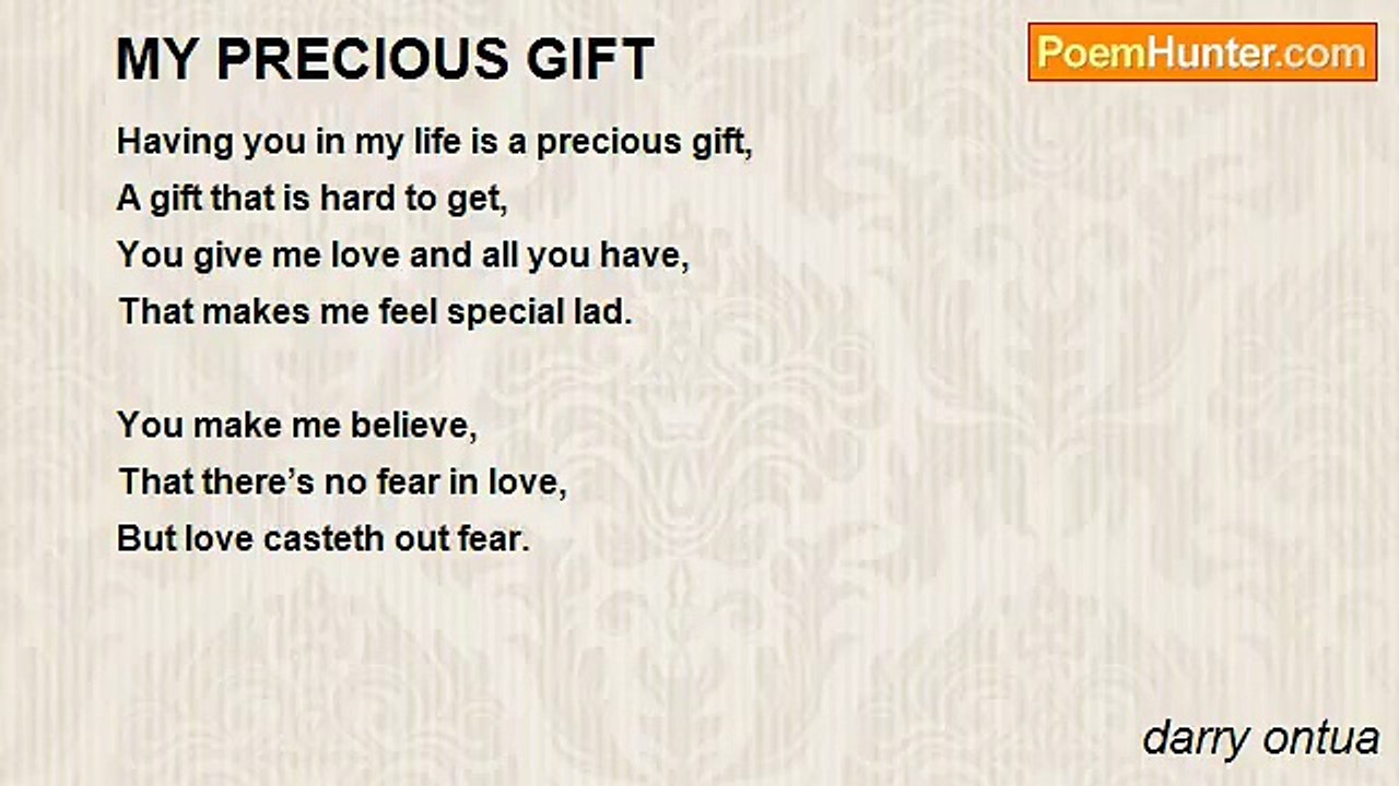 darry ontua - MY PRECIOUS GIFT