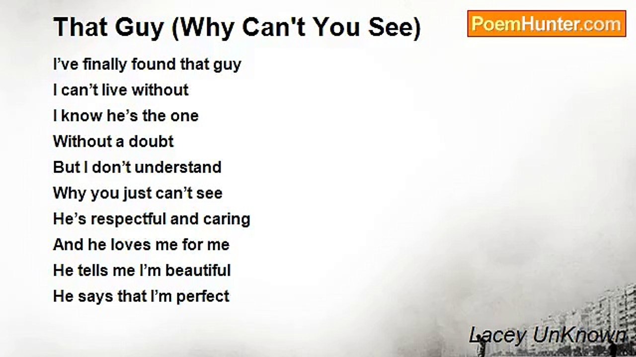 Lacey UnKnown - That Guy (Why Can't You See)