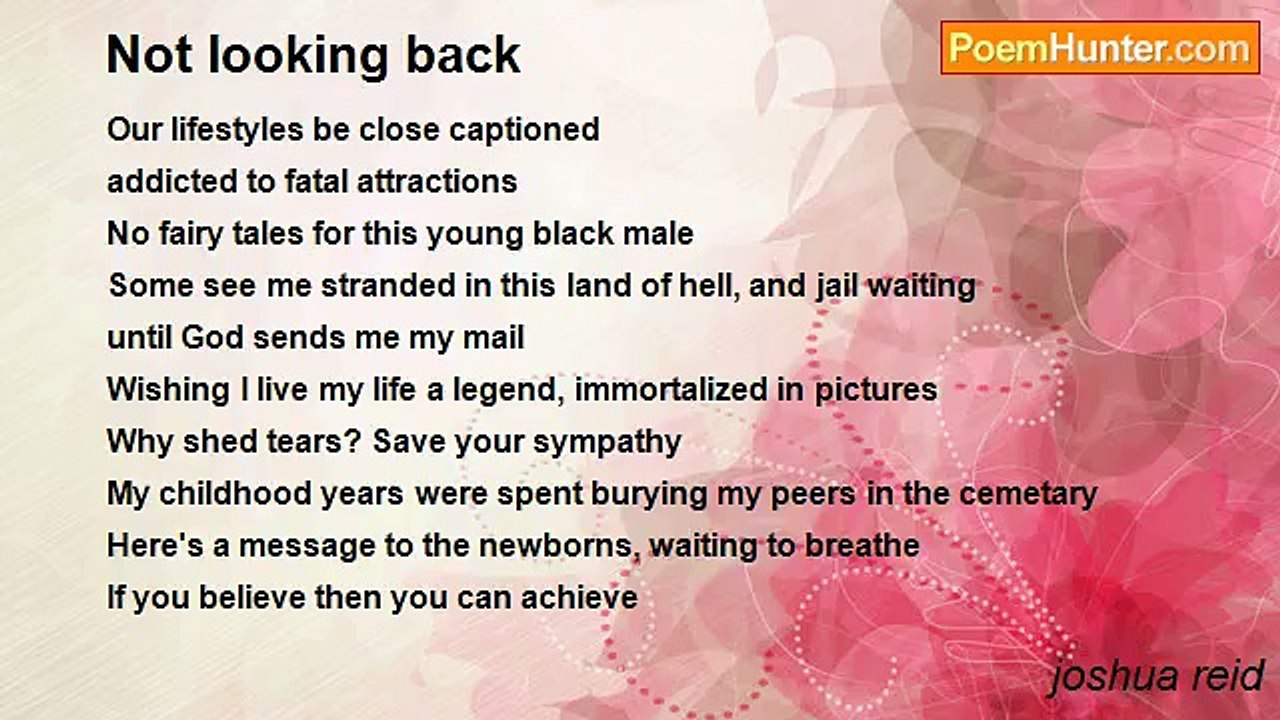 joshua reid - Not looking back