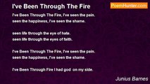 Junius Barnes - I've Been Through The Fire