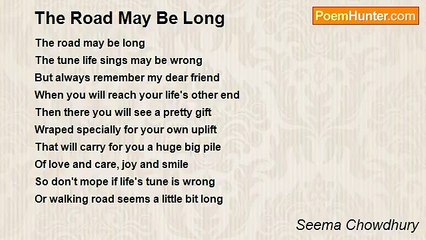 Seema Chowdhury - The Road May Be Long
