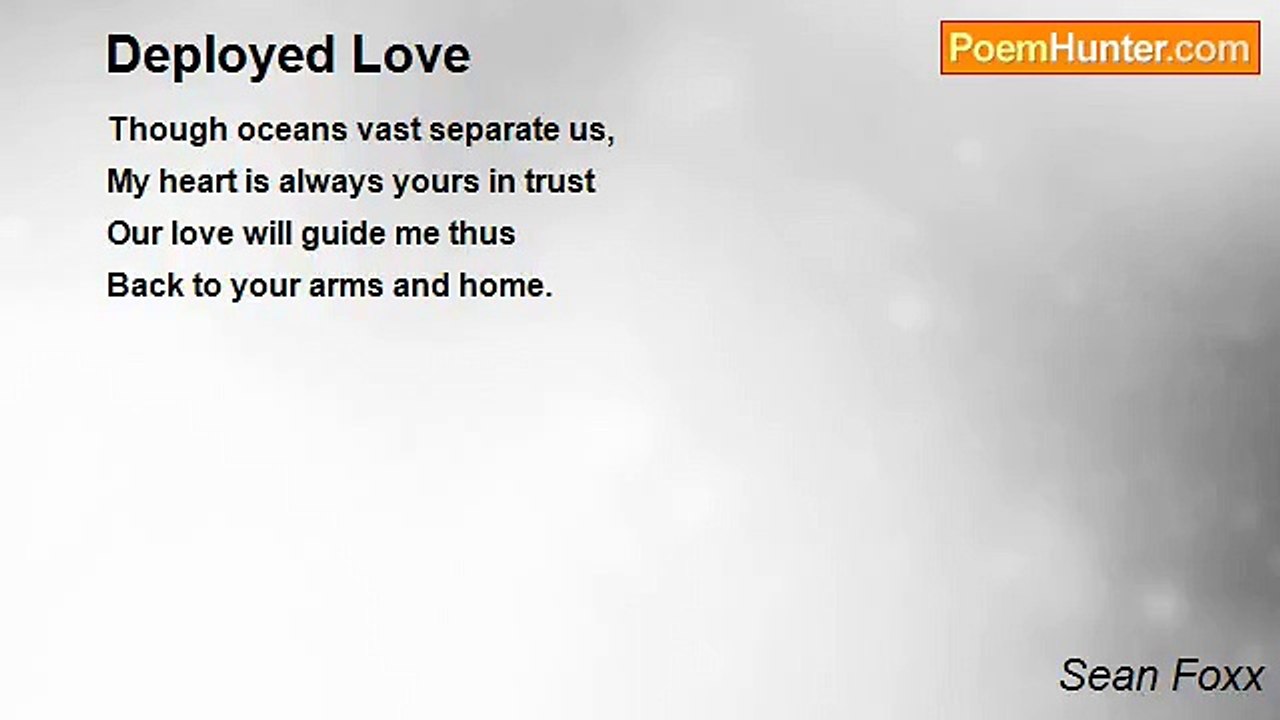 Sean Foxx - Deployed Love