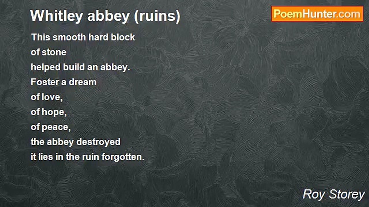 Roy Storey - Whitley abbey (ruins)