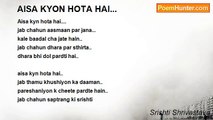 Srishti Shrivastava - AISA KYON HOTA HAI...