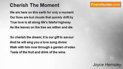 Joyce Hemsley - Cherish The Moment