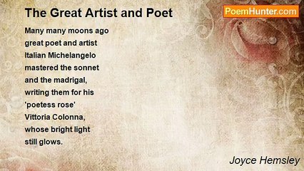 Joyce Hemsley - The Great Artist and Poet