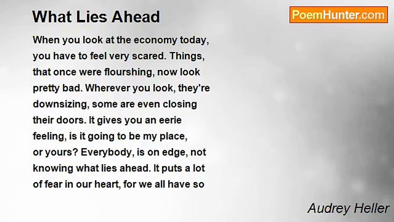 Audrey Heller - What Lies Ahead