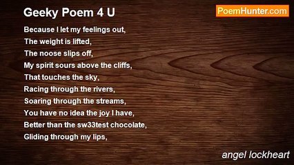 angel lockheart - Geeky Poem 4 U