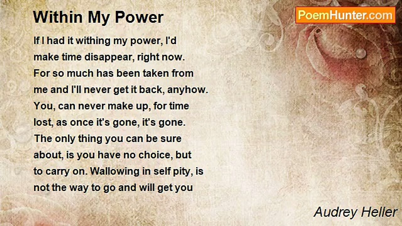 Audrey Heller - Within My Power