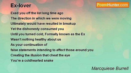 Marcquiese Burrell - Ex-lover