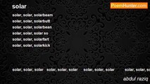 abdul raziq - solar