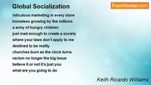 Keith Ricardo Williams - Global Socialization