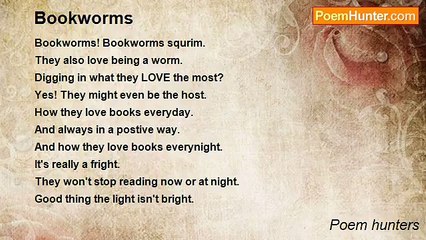 Poem hunters - Bookworms