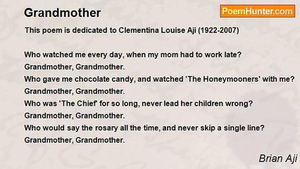 Brian Aji - Grandmother