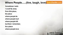 emily henson - Where People......(live, laugh, love)