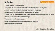 Joy Lovelet Crawford - A Smile