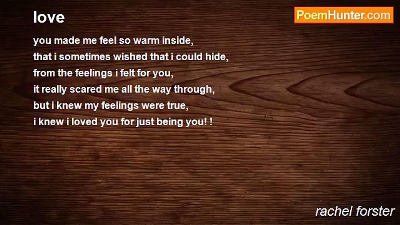 rachel forster - love