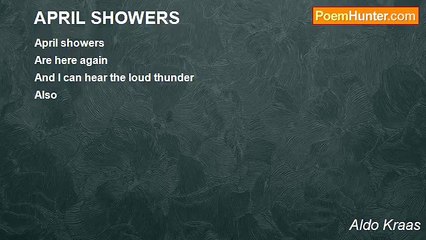 Aldo Kraas - APRIL SHOWERS