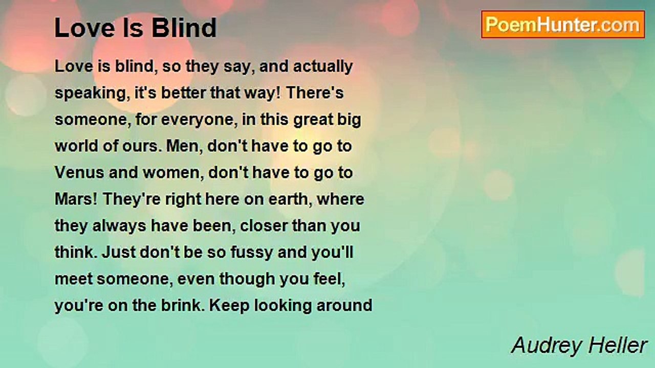 Audrey Heller - Love Is Blind