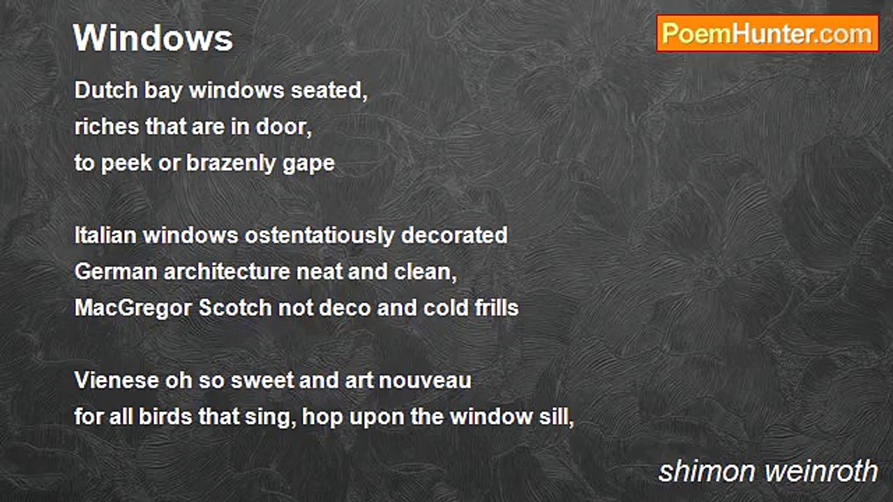 shimon weinroth - Windows